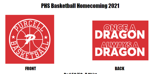 Basketball Homecoming T-Shirt/Hoodie Order Form