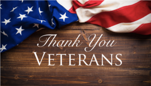 Thank you Veterans!