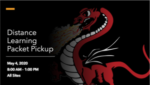 Distance Learning Packet Pickup 5/4/2020