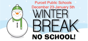 Winter Break-December 23 - January 5th